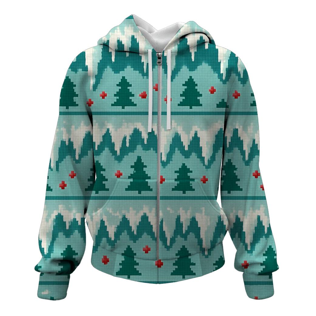 Icicle Banner Cascade Design pullover hoodies