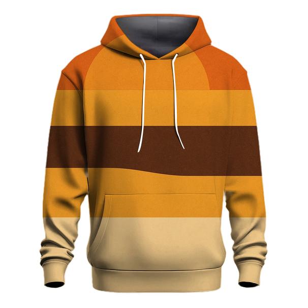 Harvest Sunset Stripes premium hoodies