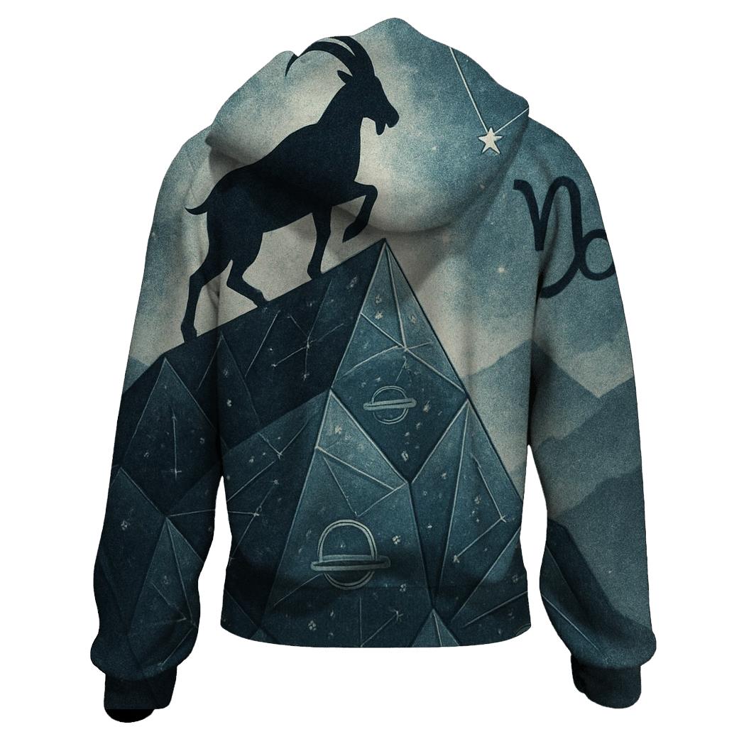 Capricorn Mountain Goat Nebula heavyweight hoodies