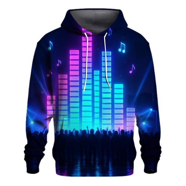 Neon Equalizer Night hoodie styles