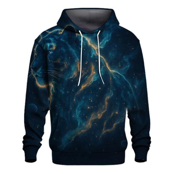 Galactic Tiger Nebula graphic hoodies