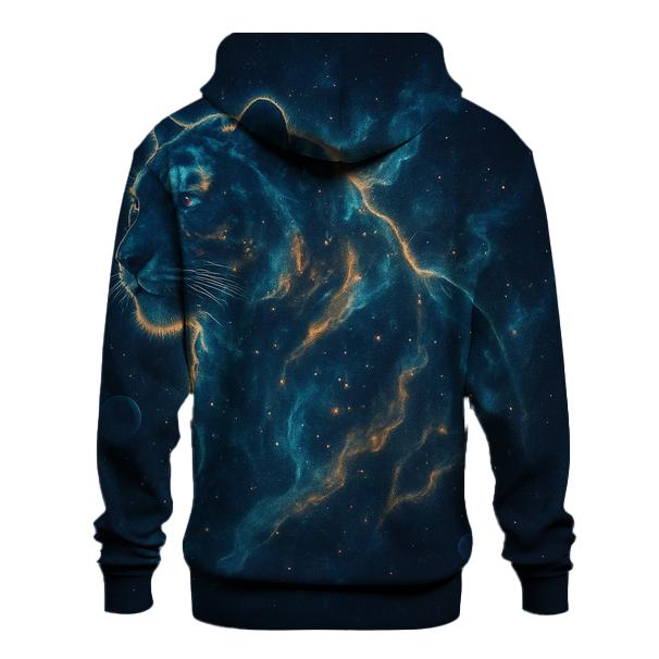 Galactic Tiger Nebula graphic hoodies