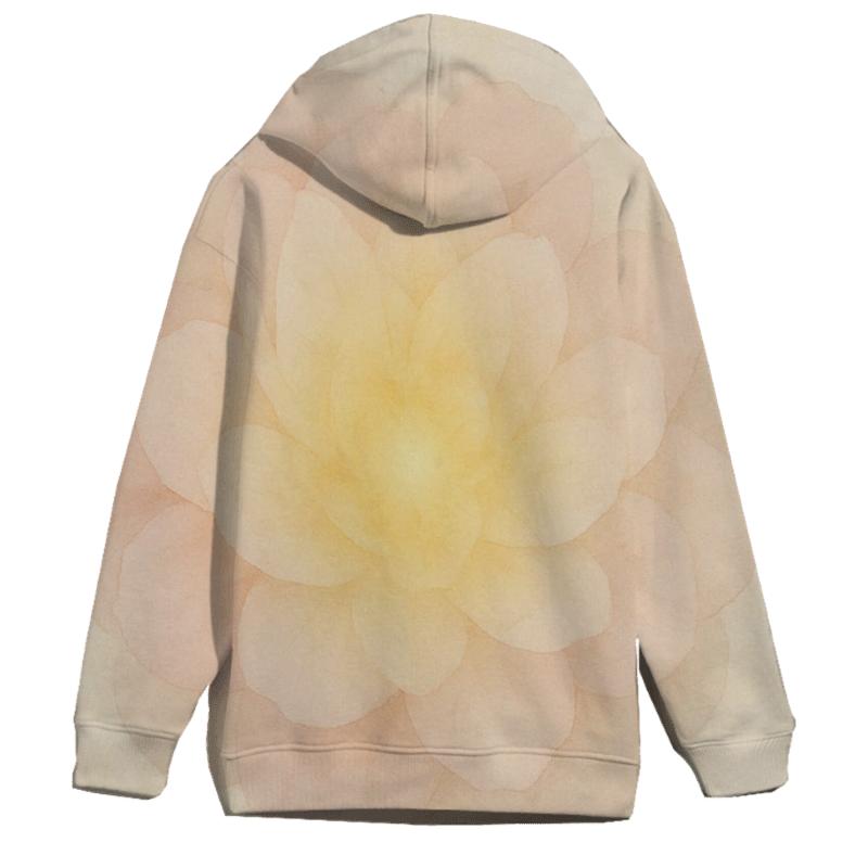 Radiant Halo Bloom heavyweight hoodies