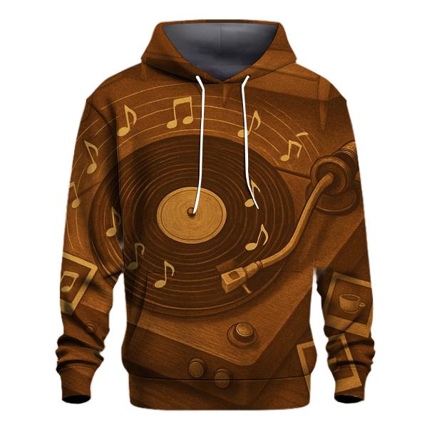Vintage Turntable Halo heavyweight hoodies