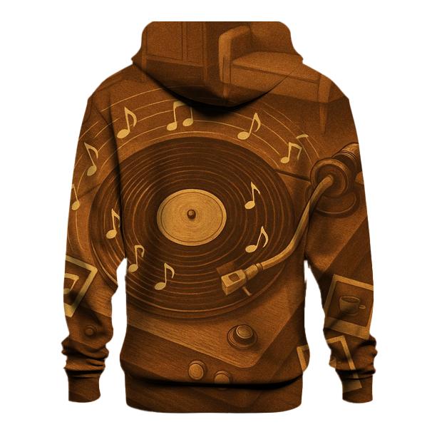 Vintage Turntable Halo heavyweight hoodies