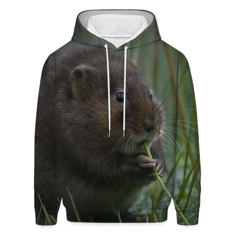 Fen Water Vole Forage custom hoodies
