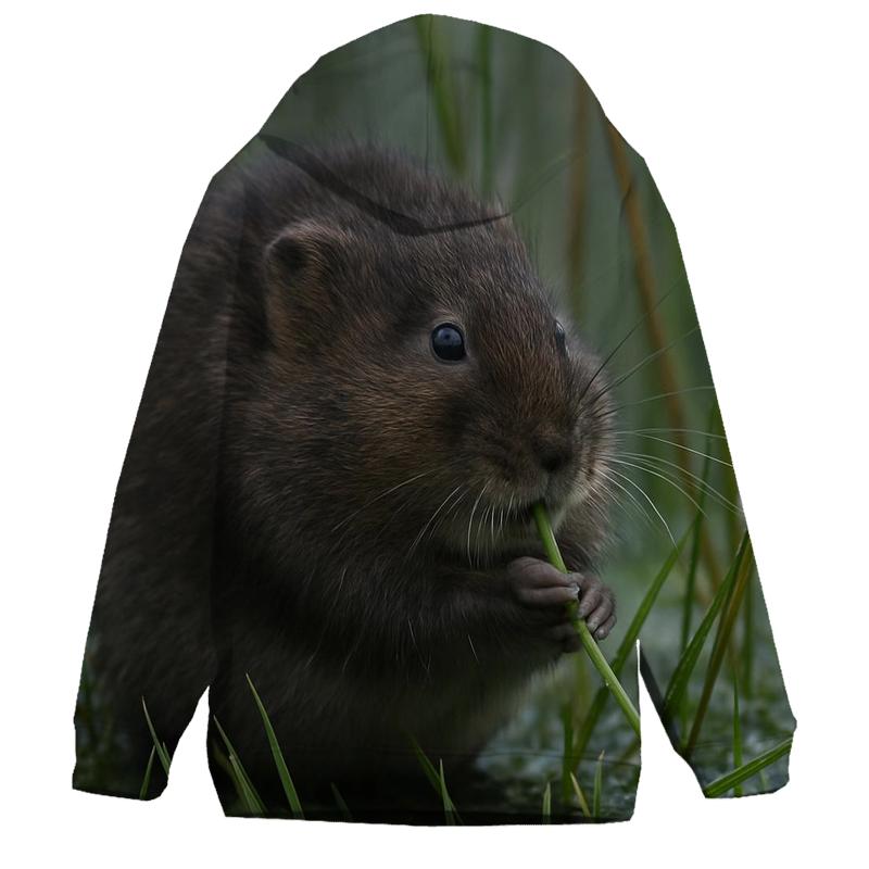 Fen Water Vole Forage custom hoodies