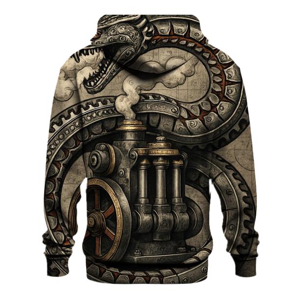 Mechanical Ouroboros Engine heavyweight hoodies