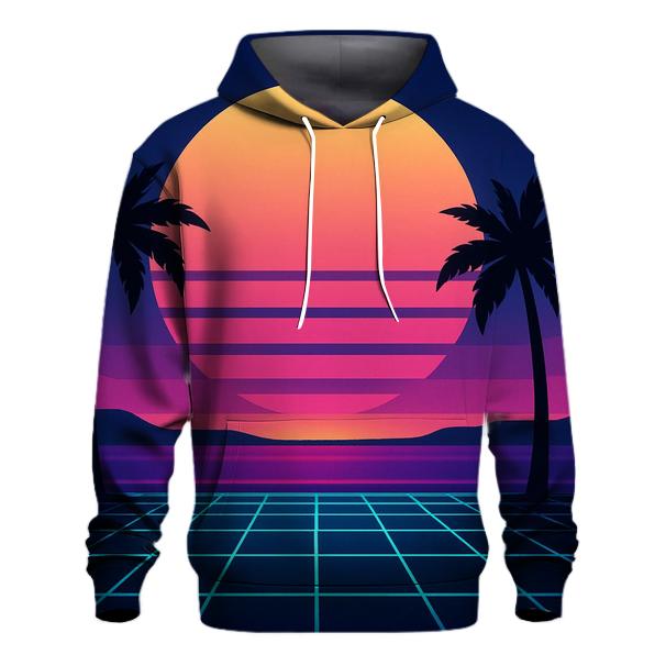Synthwave Sunset hoodie trends