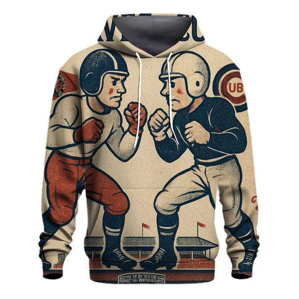 Vintage Poster Knockout heavyweight hoodies