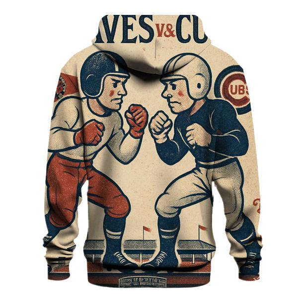Vintage Poster Knockout heavyweight hoodies