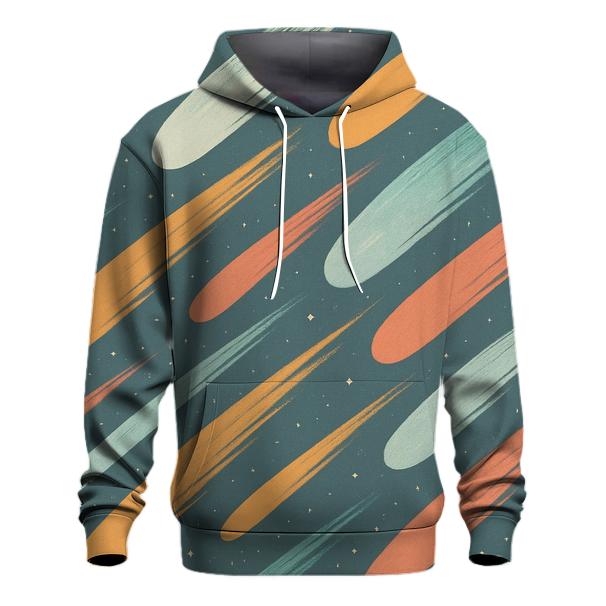 Comet Fan Overprint zip-up hoodies