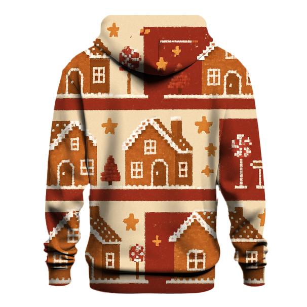 Gingerbread Village Parade Design lightweight hoodies