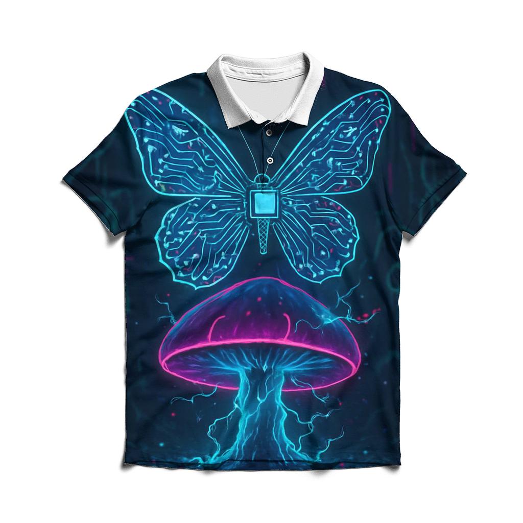 Circuitboard Monarch designer slim fit polos