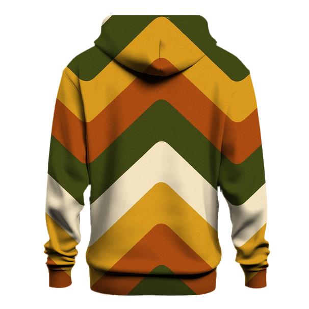 Harvest Retro Chevron printed hoodies