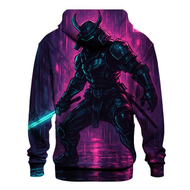 Neon Cyberpunk Samurai heavyweight hoodies