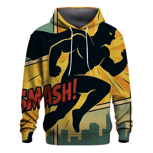 Faded Comic Book Panel zip-up hoodies