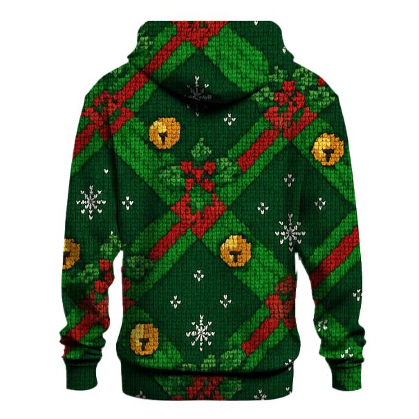 Sleigh Bell Crisscross Design hoodie designs