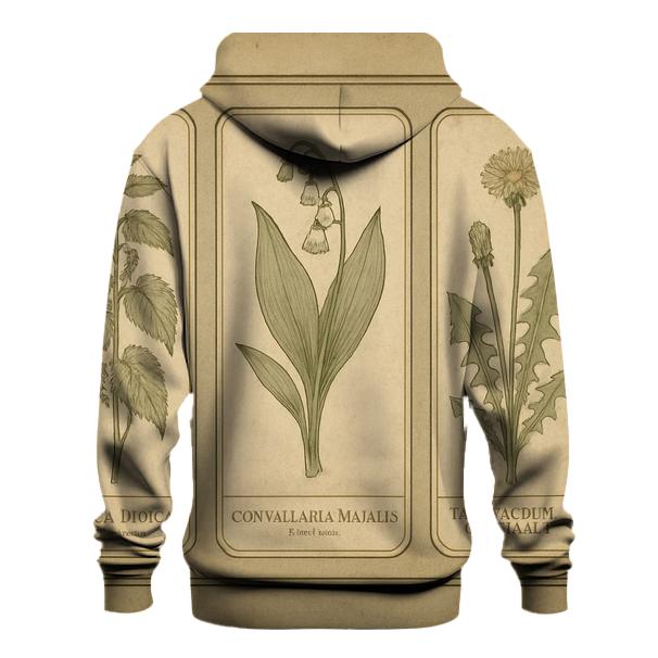 Sepia Botanical Plate Set printed hoodies