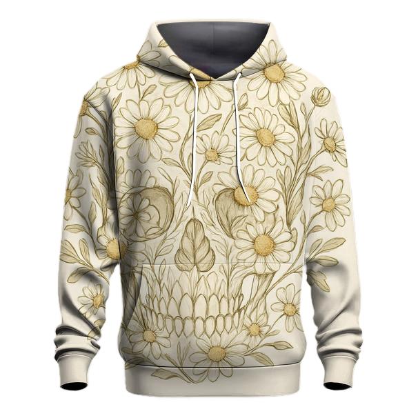 Floral Skull Chamomile hoodie styles