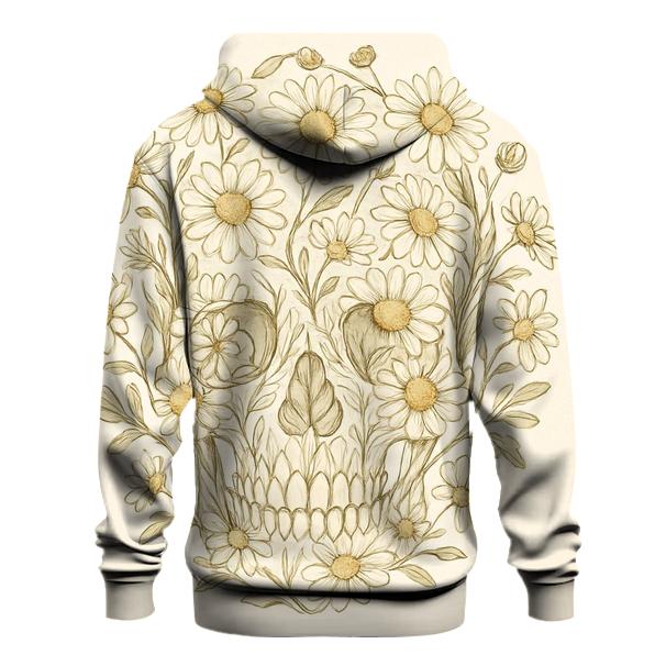 Floral Skull Chamomile hoodie styles