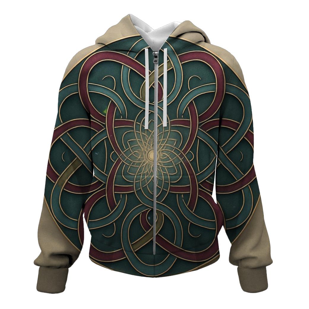 Infinite Loop Mandala custom hoodies