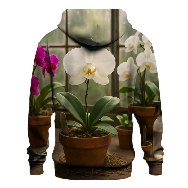 Botanical Greenhouse Orchid Table designer hoodies