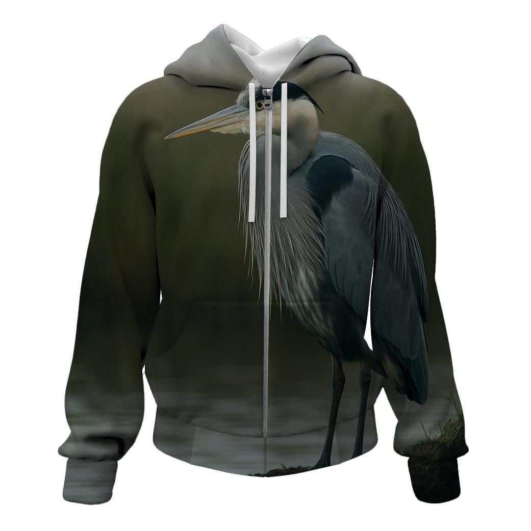 Marshland Heron Vigil hoodies fashion