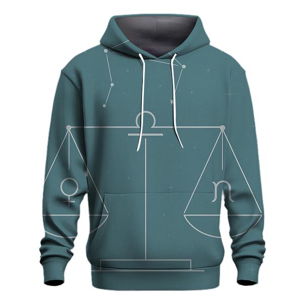 Libra Scales Balance Symbol hoodie styles