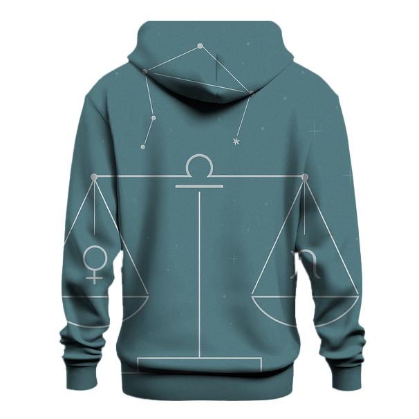 Libra Scales Balance Symbol hoodie styles
