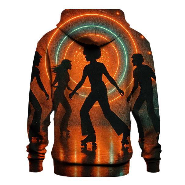 Retro Roller Rink Glow heavyweight hoodies