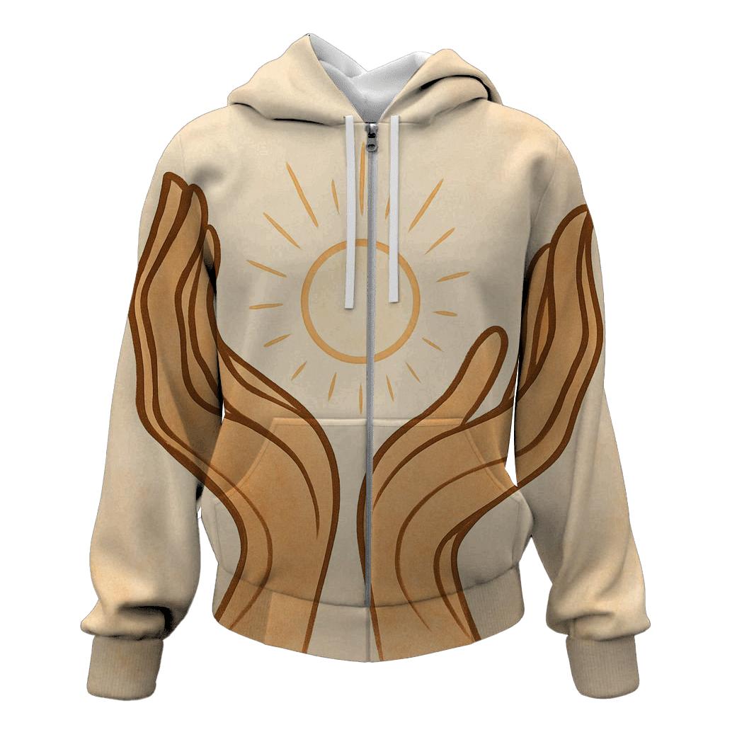 Open Hands Harmony hoodie styles