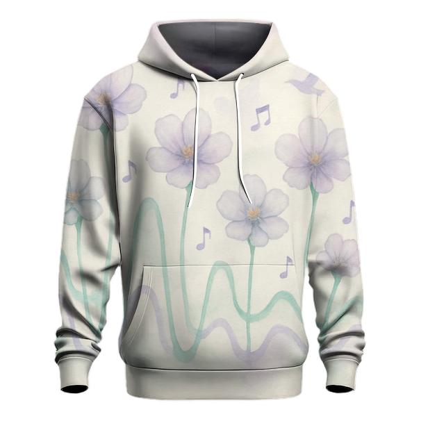 Soundwave Floral Fusion printed hoodies