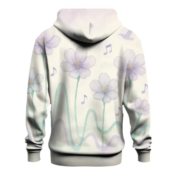 Soundwave Floral Fusion printed hoodies