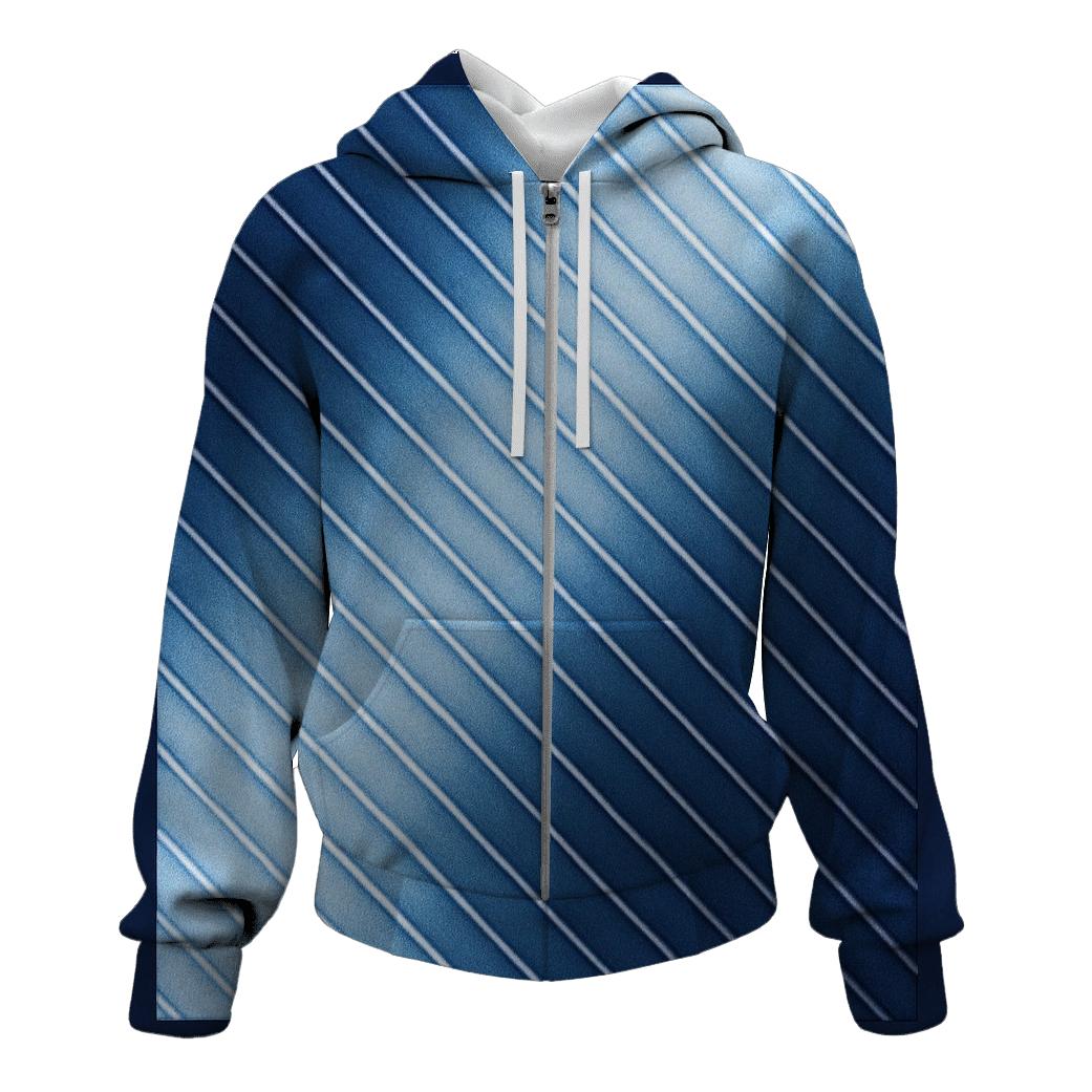 Indigo Arashi Diagonals graphic hoodies