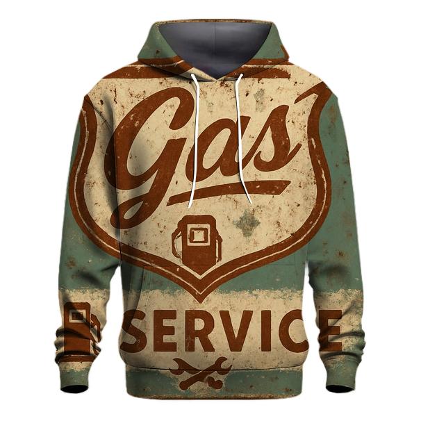 Old Gas Station Emblem hoodie designs