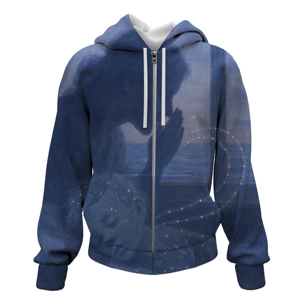 Lullaby Of Light embroidered hoodies