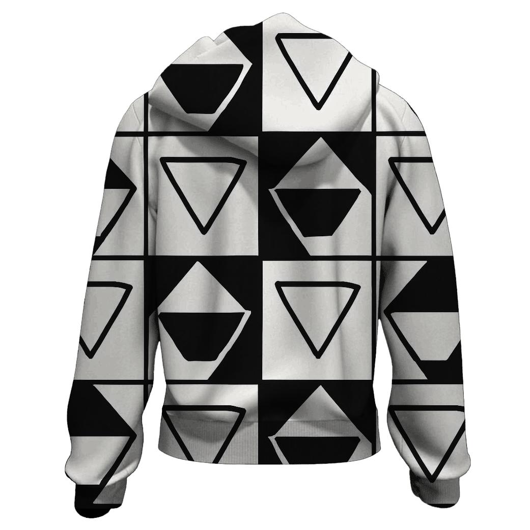 Filter Grid Geometry hoodie styles