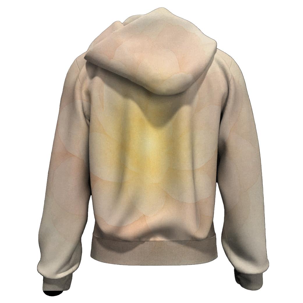 Radiant Halo Bloom graphic hoodies