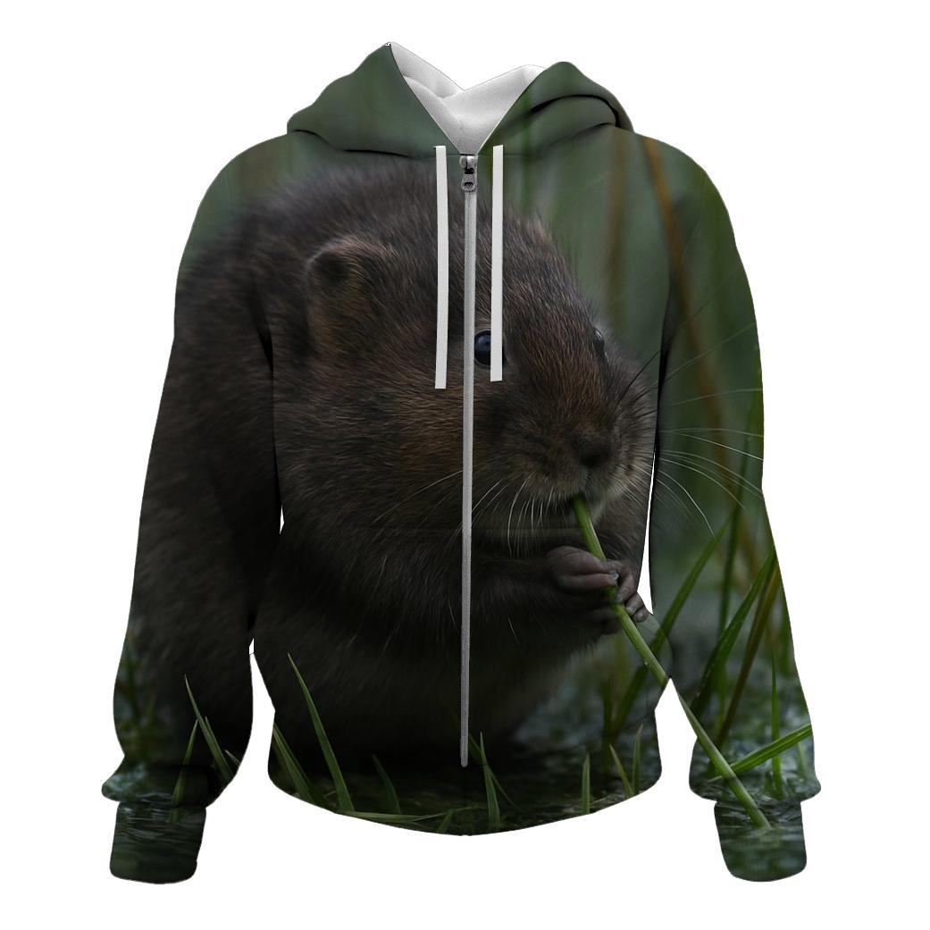 Fen Water Vole Forage custom hoodies