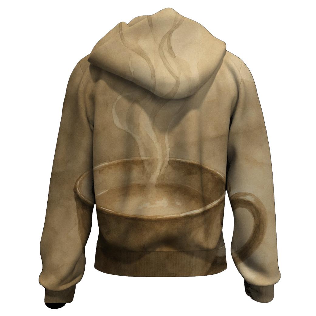 Aroma Wisp Study zip-up hoodies