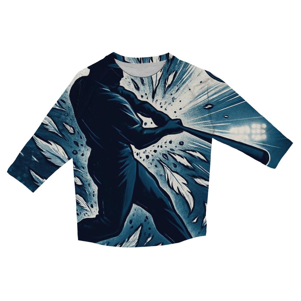 Hero At The Plate With Blue Jays cotton quarter sleeve shirts