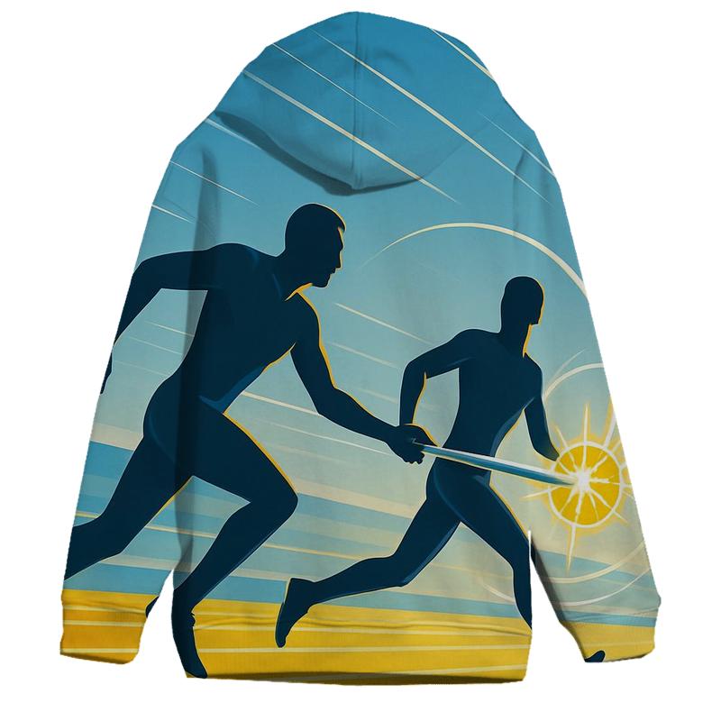 Solar Sprint Relay printed hoodies