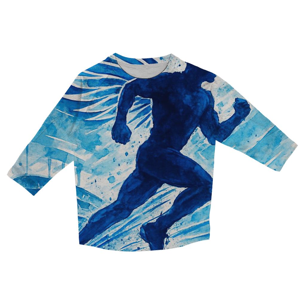 Dodger Winged Speed casual three quarter sleeve shirts