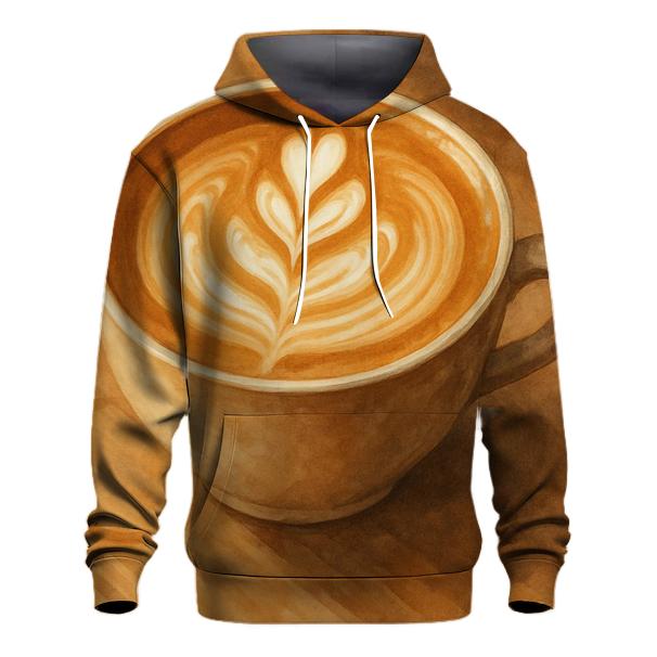 Latte Swirl Canvas premium hoodies