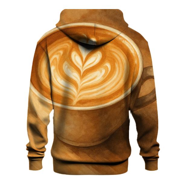 Latte Swirl Canvas premium hoodies