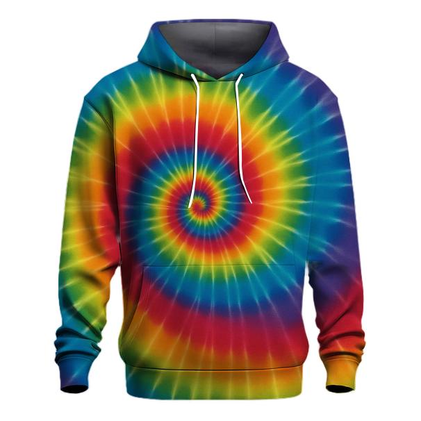 Solar Spiral Rainbow custom hoodies