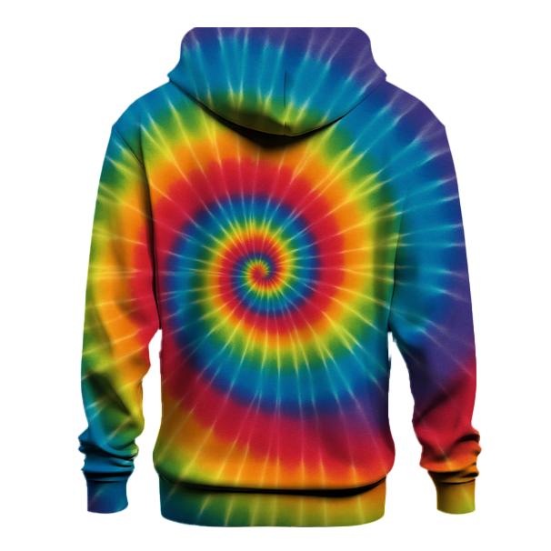 Solar Spiral Rainbow custom hoodies