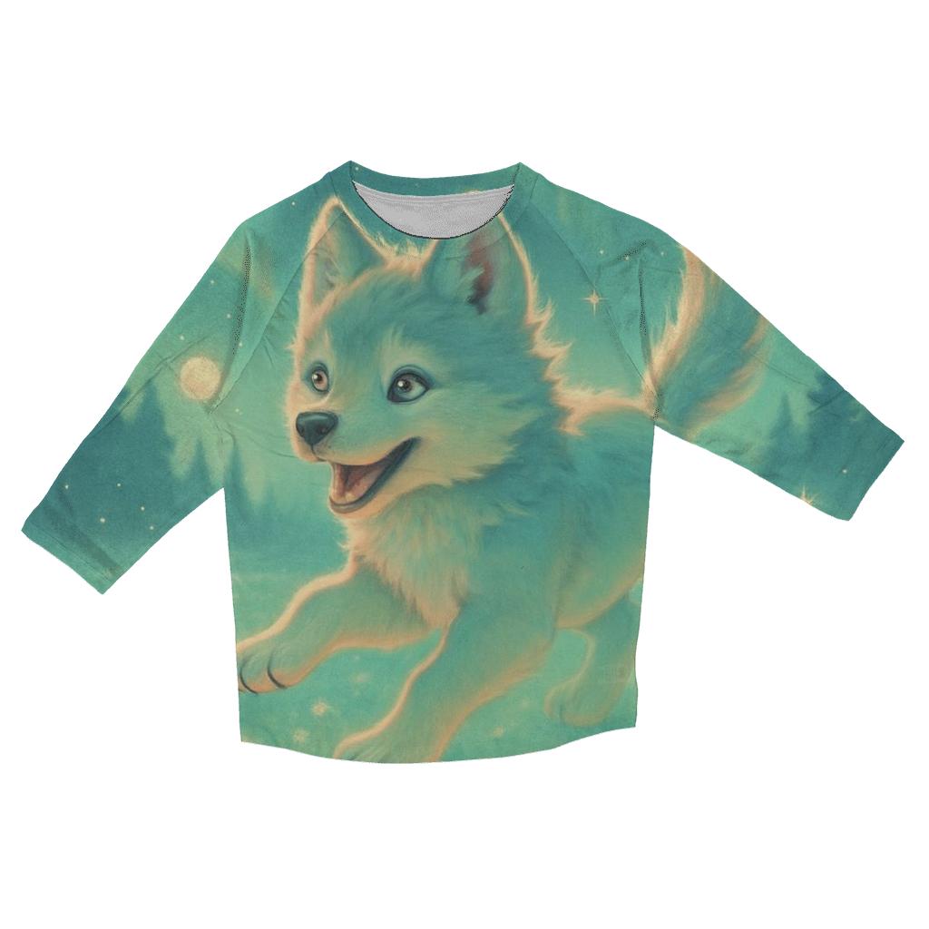 Aurora Trail Pup casual three quarter sleeve shirts