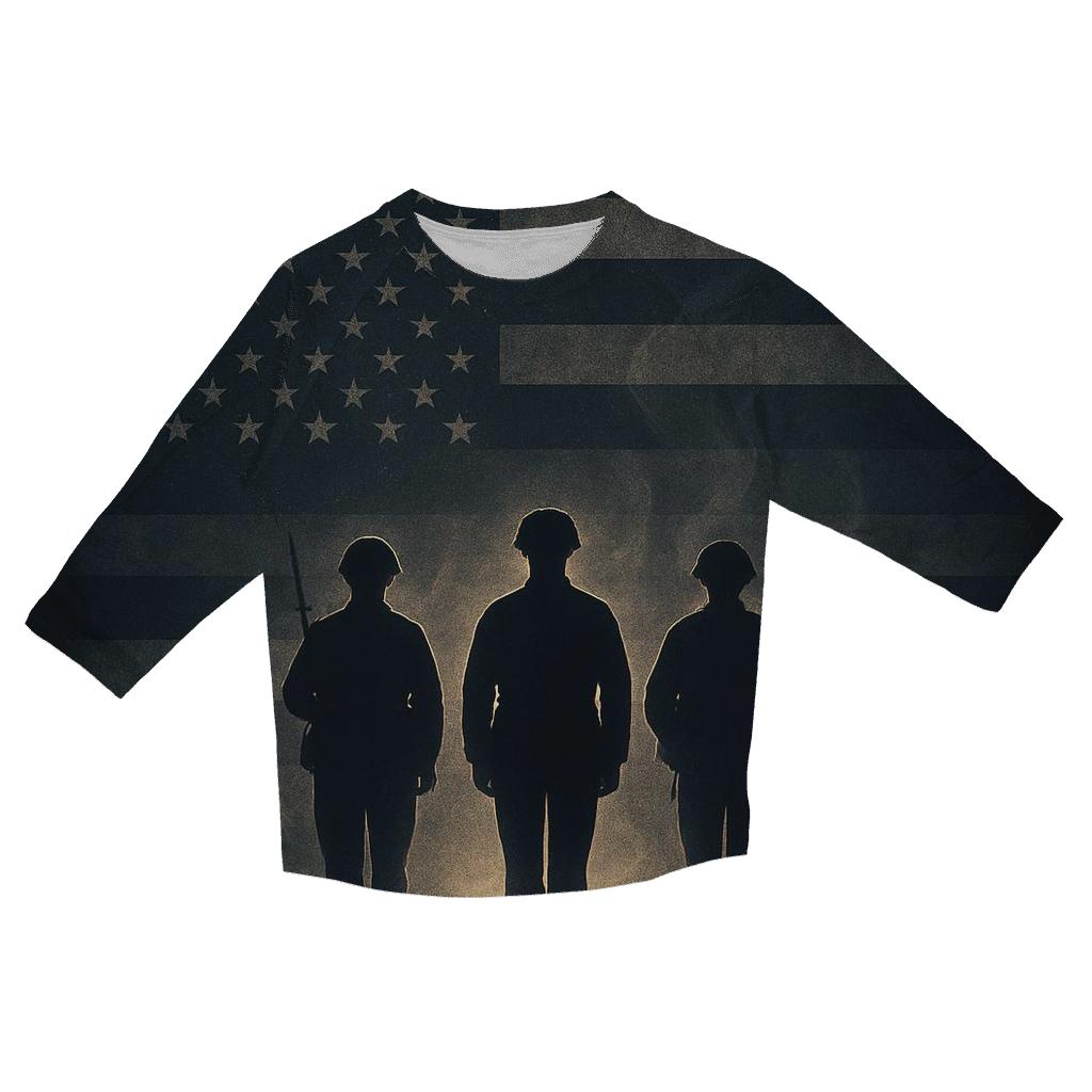 Silent Watch cotton quarter sleeve shirts
